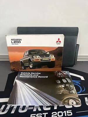 Mitsubishi L200 Owners Pack / Handbook / Manual + Wallet 2001~2004 (2003) • $31.51