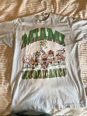 Miami Hurricanes Vintage 90's Looney Tunes XL Shirt • $30