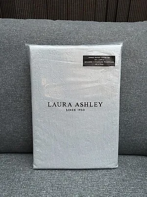 New Laura Ashley Abigail Silver Single Duvet Cover And Pillowcase • £30