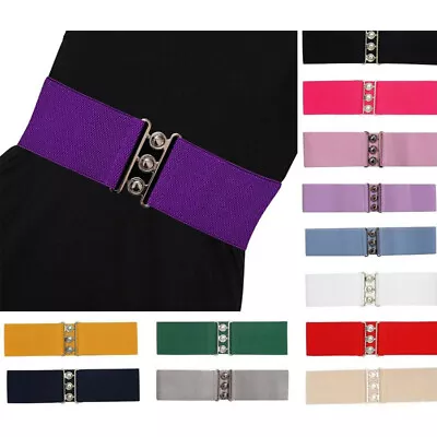 £2.39 • Buy Women Ladies Elastic Wide Classic Nurse Belt Vintage Retro 1950's Waist Cincher