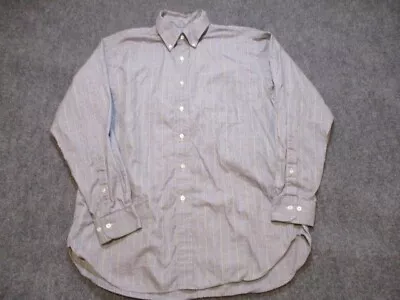 Vintage Brooks Brothers Shirt Men's Large OCBD Oxford Country Club Check • $29.99