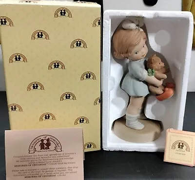 Vintage Enesco Lucie Attwell Memories Of Yesterday 9  Figurine Time For Bed CIB • $44.99