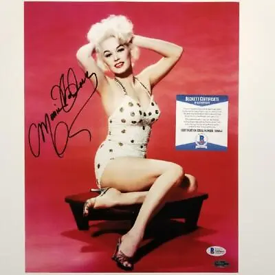 Mamie Van Doren Signed 11x14 Photo #2 Actress Playboy Autograph~ Beckett BAS COA • $115.19