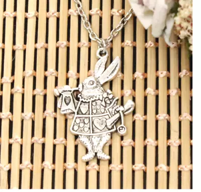 £4.98 • Buy Gold & Silver Crystal Bunny Rabbit Necklace Cute Kawaii Fun Hare & Free Gift Bag