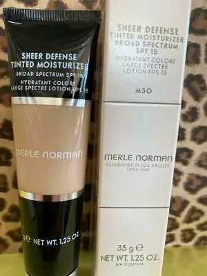 Merle Norman Sheer Defense Tinted Moisturizer...SPF 15...SHADE M50 • $42