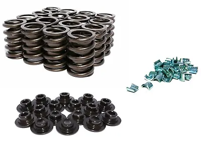STAGE 2 Valve Springs Set/16+Retainers+Locks 11/32 7-degree For Ford BB 429 460 • $115.29