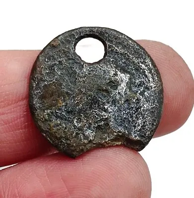 Bronze Medieval - Post Medieval Metal Detecting Finds Possible Pendant (15) • £6