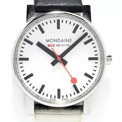 Auth MONDAINE - Unconfirmed Black Men Wrist Watch • $103