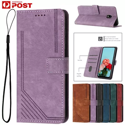 For Samsung J3 J4 J5 J6 J7 Pro Plus J510 J530 Magnetic Leather Case Wallet Cover • $14.49