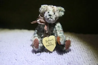 Teddy Bear Miniature Setting 1 3/8 In Tall Standing 2 Inch. • $15.99