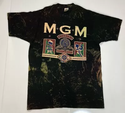 VINTAGE MGM Studios Movie Wear T-shirt Men Large Tie Dye USA 90s Single Stitch • $19.95