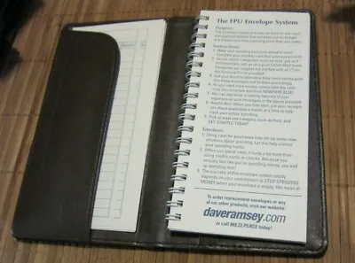 Dave Ramsey Check Book Record Financial Peace University Envelope System Set • $14.44