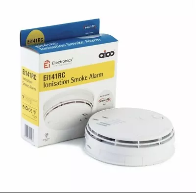 £27.50 • Buy AICO SMOKE ALARM Ei141RC (Ionisation) 2027 EXPIRY DATE
