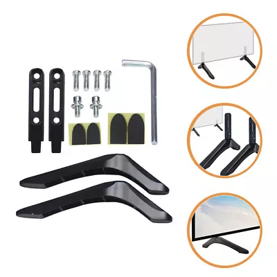 £19.62 • Buy 1 Set TV Stand Universal Tv Stand Base Television Feet Tv Stand Legs