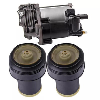 3 PCS For BMW X5 E70 X6 E71 E72 Air Suspension Compressor + Air Springs Bag Bags • $349.44