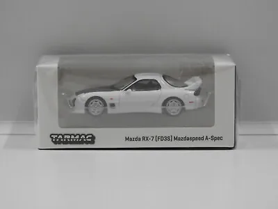 1:64 Mazda RX-7 (FD3S) Mazdaspeed A-Spec (Chaste White) Tarmac Works T64G-012-WH • $42.46