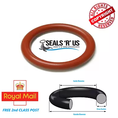£1.92 • Buy 1.5mm Cross Section O Rings VMQ Silicone Food Grade 3mm-30mm ID High Temperature