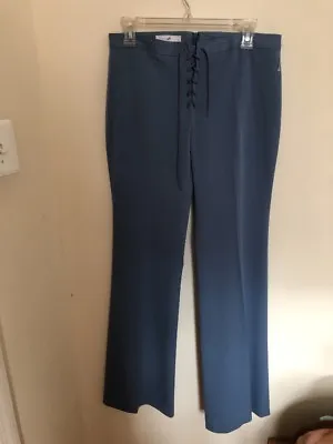 New Vertigo Lace Up Light Blue Pants .Size 42/10.Made In France. • $85