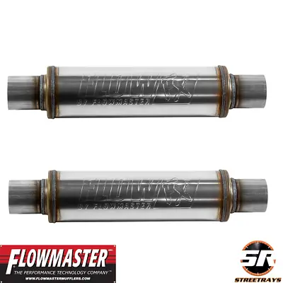 Flowmaster 71416 FX 4  Round Body Muffler With 2.5in. In & Out - Pair • $108.95