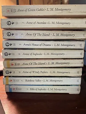 Anne Of Green Gables Complete 8 Books Vintage Bantam Lot By Lucy Maud Montgomery • $27