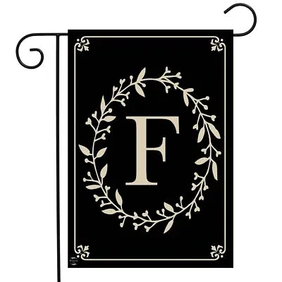 Briarwood Lane Classic Monogram Letter F Garden Flag Everyday 12.5  X 18  • $9.86