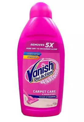 Vanish Oxi Action Hand Carpet And Upholstery Shampoo Vacuum Up Shampoo 450ml • £5.99