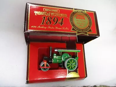 Matchbox Yesteryear Y-21 1894 Aveling Porter Steam Roller- Green Body Boxed • $3