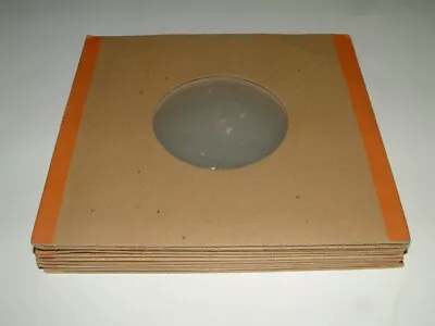 10 Poly Lined Card 7” Record Sleeves  - Writing On One Side • £3