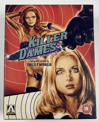 Killer Dames Arrow Video Blu-Ray Limited Edition Set Emilio P. Miraglia Giallo • $53.99