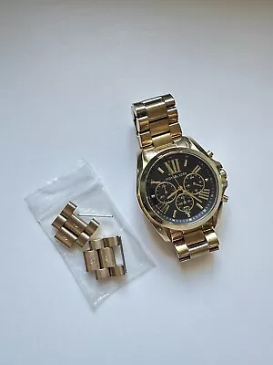 Michael Kors MK-5739 - Oversized Bradshaw Gold-Tone Watch - Ladies / Unisex • $180