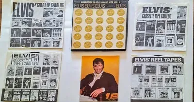 Elvis Presley Worldwide 50 Gold Award Hits Vol. 1. LPM-6401 With  Photo Book  • $70