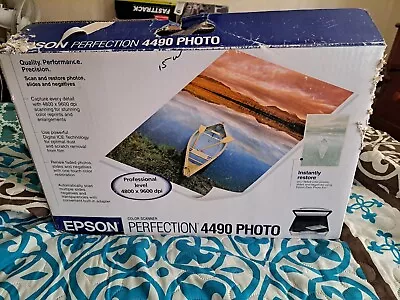 Epson Perfection 4490 Photo Flatbed Scanner  - New In Box • $145