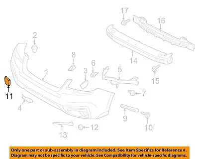 SUBARU OEM 17-18 Forester Front Bumper Grille-Tow Eye Cap 57731SG220 • $6.43