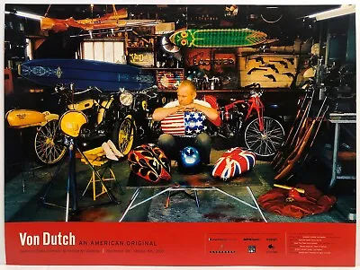 18x24 2002 Von Dutch An American Original Exhibition Poster Pinstriper Hot Rod • $67.50