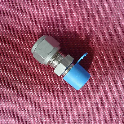 SSP Duo® 3/8 Tube OD X 1/4 NPT Male Pipe STRAIGHT CONNECTOR 316 Stainless Steel • $9