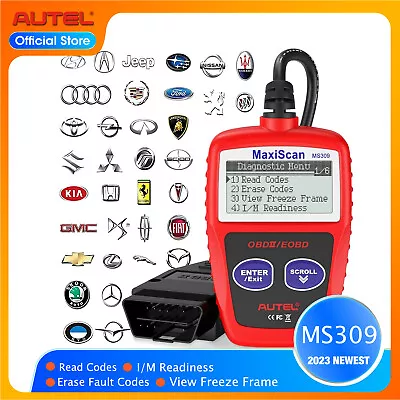 Autel MaxiScan MS309 OBD2 Scanner Enhanced Engine Fault Code Reader  • $16.99