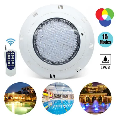 36W RGB Swimming LED Pool Lights Underwater Light IP68 Waterproof Lamp 12V • $40.85
