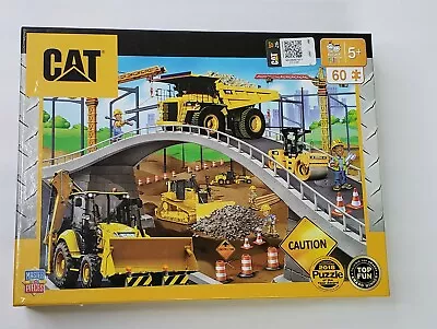 Caterpillar Kids MasterPieces Under The Bridge Construction Puzzle 60 Pieces EUC • $10.99