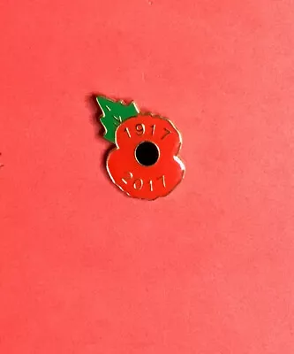 £2 • Buy Remembrance Poppie/100 Years  Pin Badge - 1917 / 2017