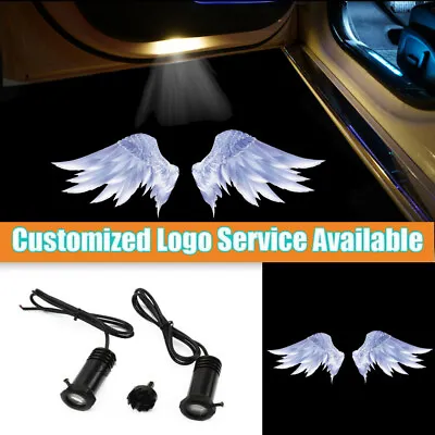 2pcs Angel Wings Logo Car Door Wired LED Welcome Laser Projection Shadow Light • $17.94