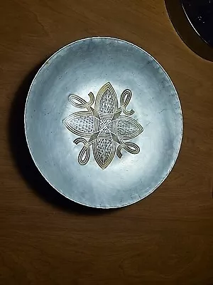 Canterbury Arts Hand Forged 7.5” Round Decorative Vintage Serving Bowl Tray • $15