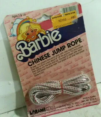 $16.50 • Buy Barbie Chinese Jump Rope 1983 NOS Still On Card Mattel Doll Larami