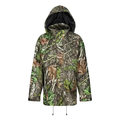 Men's Mossy Oak OBSESSION Hunting Hiking Fishing Hooded Outdoor Activity Jacket • £46.99