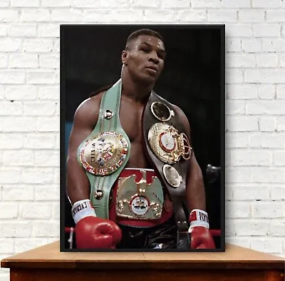 Mike Tyson Poster Wall Art Motivational Wall Decor Boxing Poster Decor Home • $15.98