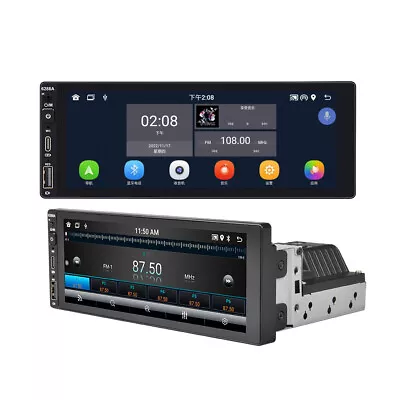 1 Din Car Multimedia Player GPS Navigation Auto Stereo Touch Screen Video Radio • $113.30