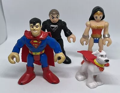 Imaginext Dc Super Friends Figures Bundle X 4 • £7.50