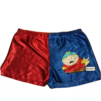 Mens Boxer Shorts Satin XL Vintage South Park Merchandise Memorabilia Davenport • $18.78