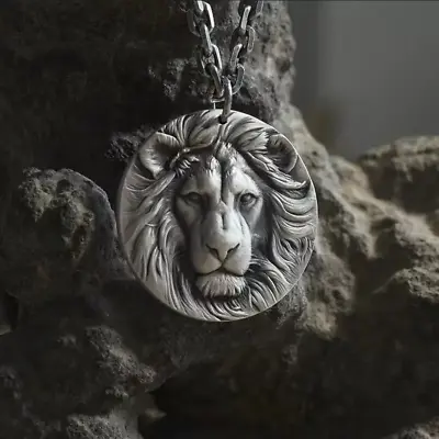 Lion Tiger Ocelot Cat Jewelry Animal Feline Pendant Necklace • $12.58