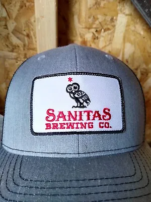 Sanitas Brewing Co Graphic Owl Beer - Boulder CO - Ball Cap Souvenir • $22.22