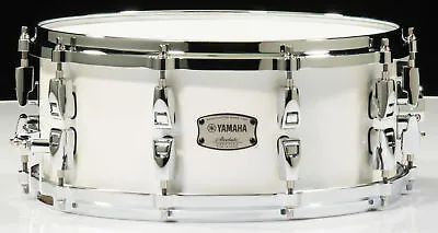 Yamaha Absolute Hybrid Maple 14x6 Snare Drum (Polar White) • $699.99